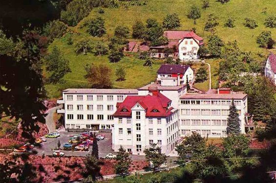 Abbildung des Kreiskrankenhauses Wolfach um 1977