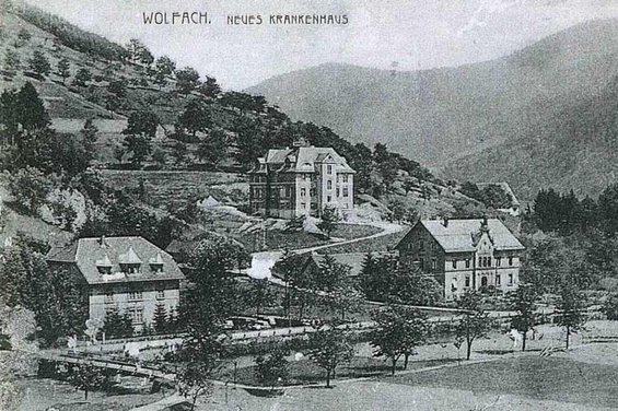 Abbildung des Ortenau Klinikum Wolfach um das Jahr 1920